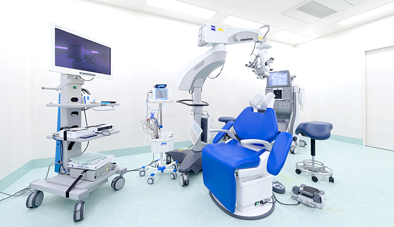 最先端の設備で、高度な治療。